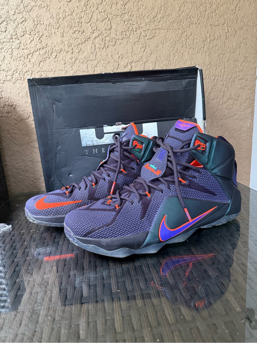 Nike LeBron 12 "Pure" basketball sneakers